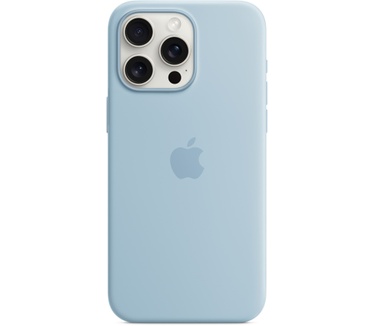 Apple Siliconenhoesje met MagSafe voor iPhone 15 Pro Max - Lichtblauw