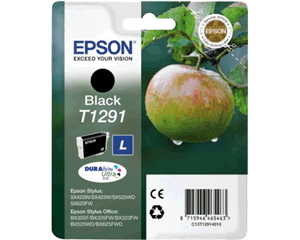 Epson T1291 Appel zwart cartridge