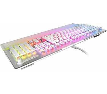 Roccat Vulcan II Max White Linear Red Switch US Layout