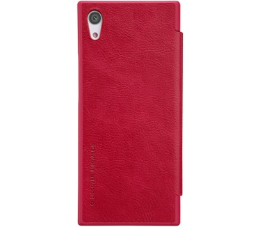 Nillkin Qin Slim PU Leather Book Case - Sony Xperia XA1 - Rood Rood