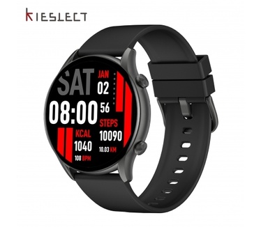 Kieslect Smart Calling Watch Kr Smartwatch | Zuurstofmeter | Waterproof- Zwart (Zwart)