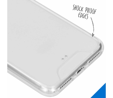 Accezz Xtreme Impact Backcover iPhone 8 Plus / 7 Plus - Transparant (iPhone 8 Plus, iPhone 7 Plus) Transparant