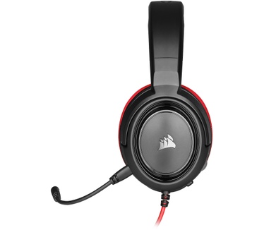 Corsair HS35 Stereo Gaming Headset - Zwart/Rood