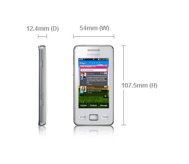 Samsung Star II S5260 Zwart