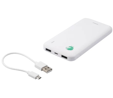 Deltaco PB-S1000 Powerbank 10000 mAh LiPo USB-A Schwarz
