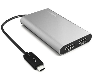 Startech.com Thunderbolt 3 naar 2x HDMI adapter 4k 30Hz