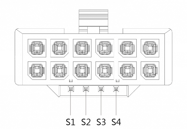 De 12Vhpwr-connector heeft vier extra 'sideband'-pinnen voor communicatie