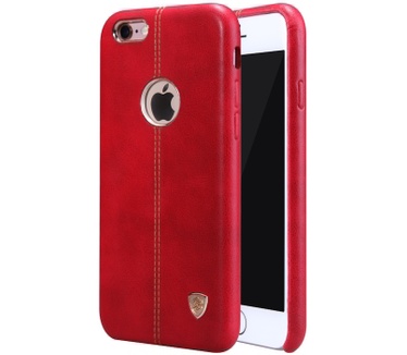 Nillkin Englon Leder Back Cover - Apple iPhone 6(S) 4.7" - Rood Rood