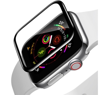 Baseus Apple Watch 40mm Full Cover Film Protector - Zwart