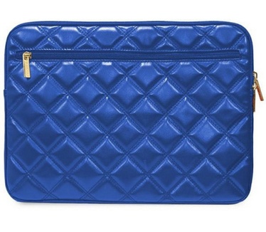 Guess Quilted Big 4G Logo Universele Laptoptas (14") - Blauw Blauw