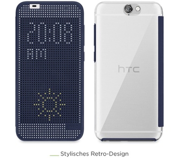HTC One A9 Dot View II Case - Obsidian