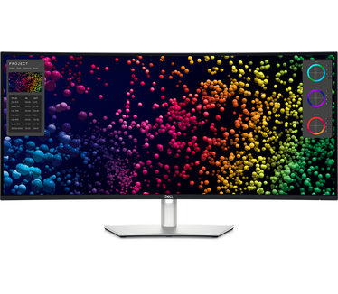 Dell UltraSharp U4025QW Zilver, Zwart - productfoto