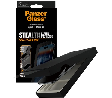 PanzerGlass PanzerGlass® Stealth Screen Protector iPhone Air | Ultra-Wide Fit w. FASTFIT IN-A-BOX