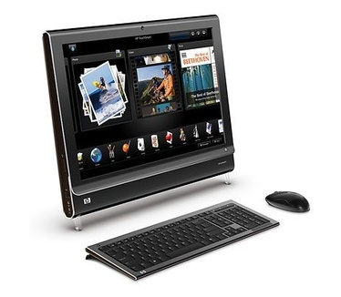 HP TouchSmart IQ532 computer met 22" aanraakgevoelig TFT-scherm
