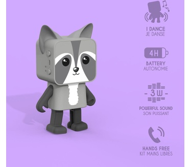 Mobility on Board Dancing Animal Raccoon