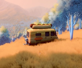Over the Hill: hotdogs of kamperen