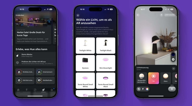 Philips Hue AR-functie via Hueblog