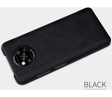 Nillkin Qin PU Leather Book Case Xiaomi Poco X3 NFC / Pro Zwart