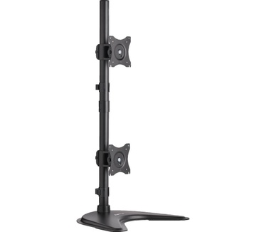 Tripp-Lite Dual Vertical Flat-Screen Desk Stand / Clamp Mount for 15 to 27 Flat-Screen Displays