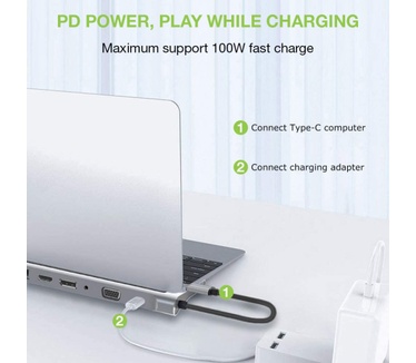 Techly IUSB31C-DOCK12DPHD