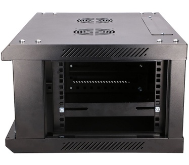 Bouncepad 4U 600X450 WALL-MOUNTED RACKMOUNT CABINET BLACK