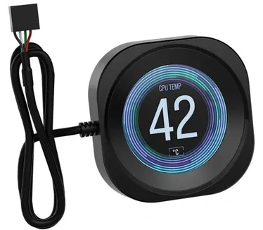 Corsair Nautilus LCD Module, Black (53.34 mm, 1 x), PC ventilator, Zwart