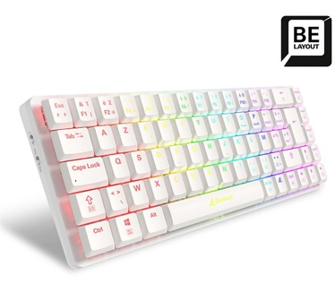 Sharkoon PureWriter W65, Kailh Brown, Azerty BE, Wit