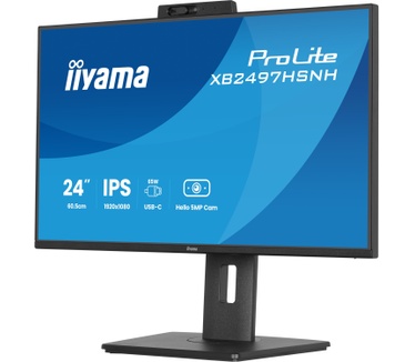 Iiyama XB2497HSNH-B1 24IN IPS LCD 4MS 1920X1080 350CD/M2 HDMI/DP/USB 2