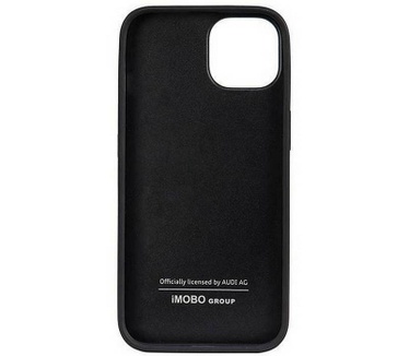 Audi Leather Back Case - Apple iPhone 14 (6.1") - Zwart Zwart