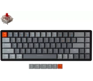 Keychron K6- V1 BT US Hot Swap RGB Led RED