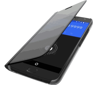 Motorola Moto X Touch Flip Cover Black (PTM7C01415) (Moto X4) Zwart