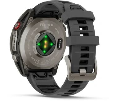 Garmin fēnix 8 Pro 47mm Titanium, Titanium (Zwart)