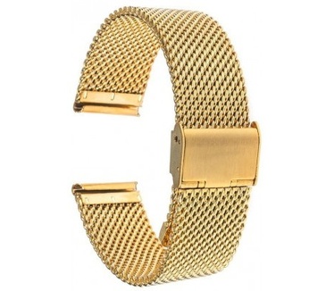 qMust Milanees armband voor Withings Steel HR 40mm - Gold