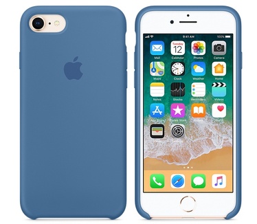 Apple iPhone 8 / 7 Silicone Case - Denim Blue