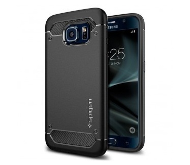 Spigen Rugged Armor Samsung Galaxy S7 Case - 555CS20007 - Black