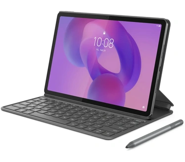 Lenovo Idea Tab, Wi-Fi, 256GB opslag, met pen en folio keyboard (Azerty) Grijs