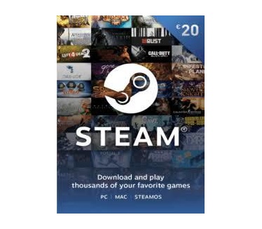 Steam Giftcard 20 euro