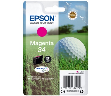 Epson Singlepack Magenta 34 DURABrite Ultra Ink