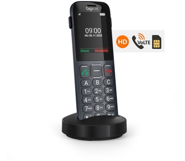 Gigaset Gigaset Comfort 600r Sim - Black Draadloze Telefoon