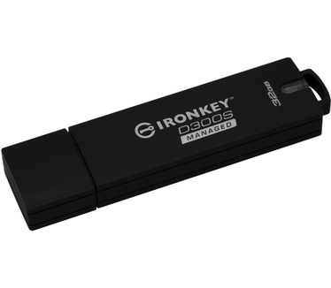 Kingston IronKey D300 Serialized Managed 32GB Zwart