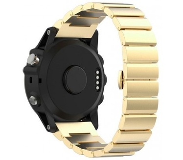 qMust Metalen armband Chain Garmin Fenix 3 / Fenix 3 HR - Goud
