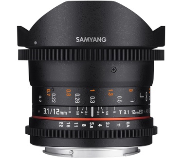 Samyang Optics 12mm T3.1 VDSLR Micro 4/3