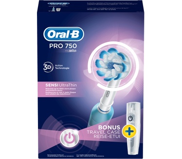 Oral-B PRO 750 Sensi Ultrathin Elektrische Tandenborstel Powered By Braun