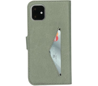Mobiparts Classic Wallet Case iPhone 11 Stone Green