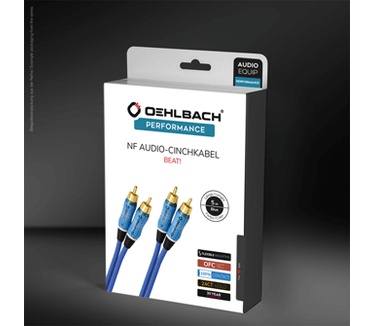 Oehlbach BEAT! INTERLINK Blue 0.5m Blauw