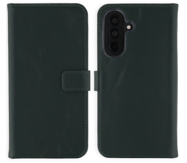 Selencia Echt Leren Bookcase Samsung Galaxy A37 (5G) - Groen