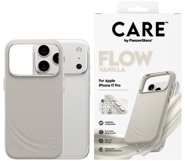 PanzerGlass CARE by PanzerGlass® Feature FLOW Case Vanilla w. MagSafe iPhone 17 Pro