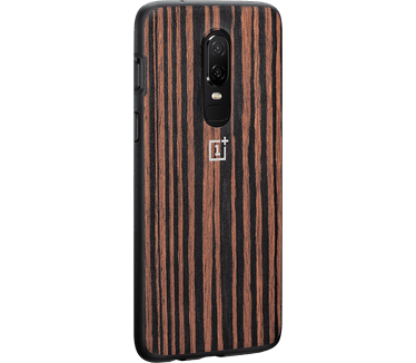 OnePlus 6 Bumper Case Ebony Wood (Oneplus 6) Bruin
