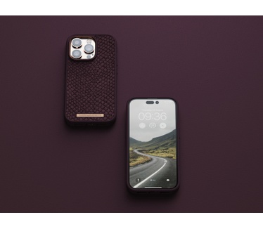 Njord byElements Salmon Leather Magsafe