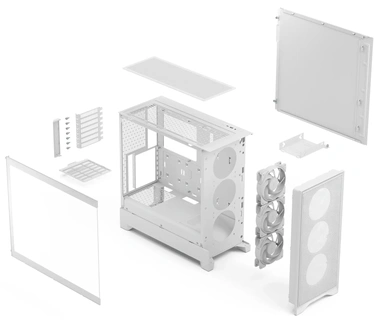 Fractal Design Fractal Design Pop 2 Air White TG RGB